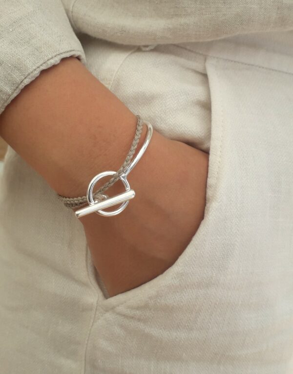 Bracelet Demi-jonc double – Image 4