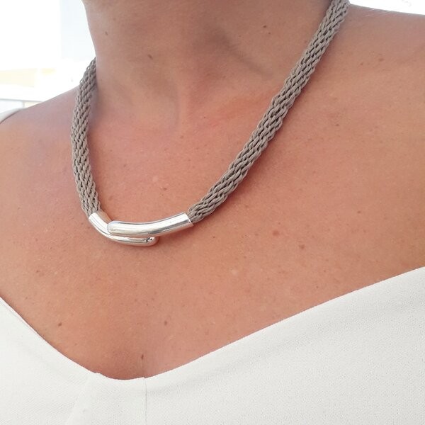 Collier Aimant tressé