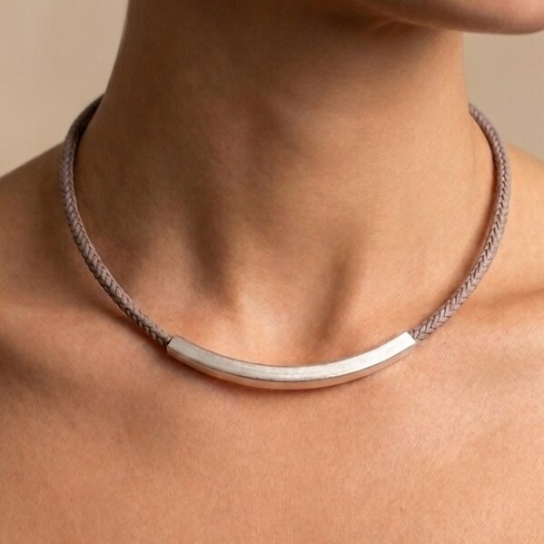 Collier Tube tressé